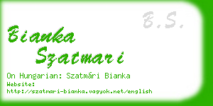 bianka szatmari business card